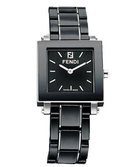 fendi ceramic quadro watch small black|Fendi Ceramic Quadro Watch, Small Black .